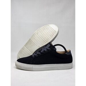 GREATS Suede Low Top Mens Size 8.5 Navy Casual Sneakers Made In Italy Pre-owned